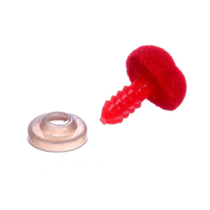 Носик винтовой с заглушкой, ворсистый, набор 8 шт., размер 1 шт: 1,3 × 1,2 см Носик винтовой с заглушкой, ворсистый, набор 8 шт., размер 1 шт: 1,3 × 1,2 см