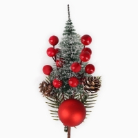 Новогодний декор, веточка "Зимние настроение" 30х11х7 см Новогодний декор, веточка "Зимние настроение" 30х11х7 см
