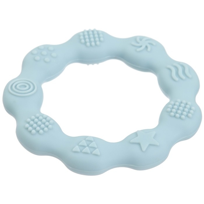 Прорезыватель силиконовый «Колечко», цвет голубой, Mum&Baby Прорезыватель силиконовый «Колечко», цвет голубой, Mum&Baby