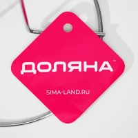 Держатель для бумажных полотенец Доляна, 13,5×13,5×28 см, цвет хром Держатель для бумажных полотенец Доляна, 13,5×13,5×28 см, цвет хром