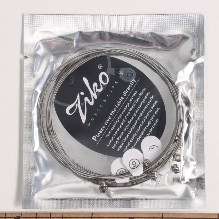 Струны электрогитары ZIKO DN-009 09-42, никелевые Струны электрогитары ZIKO DN-009 09-42, никелевые