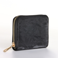 Кошелёк женский на молнии, цвет чёрный Кошелёк женский на молнии, цвет чёрный