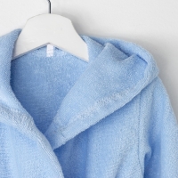 Халат махровый детский Экономь и Я р. 30, цв.нежно-голубой,100%хл 320 г/м2 Халат махровый детский Экономь и Я р. 30, цв.нежно-голубой,100%хл 320 г/м2