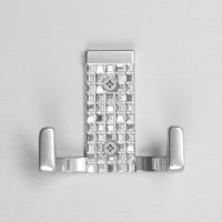 Крючок-вешалка ТУНДРА, №29, цвет хром, 1 шт. Крючок-вешалка ТУНДРА, №29, цвет хром, 1 шт.