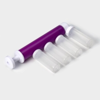 Аэрограф механический, 25×12×3 см, 4 ёмкости в комплекте, цвет МИКС Аэрограф механический, 25×12×3 см, 4 ёмкости в комплекте, цвет МИКС