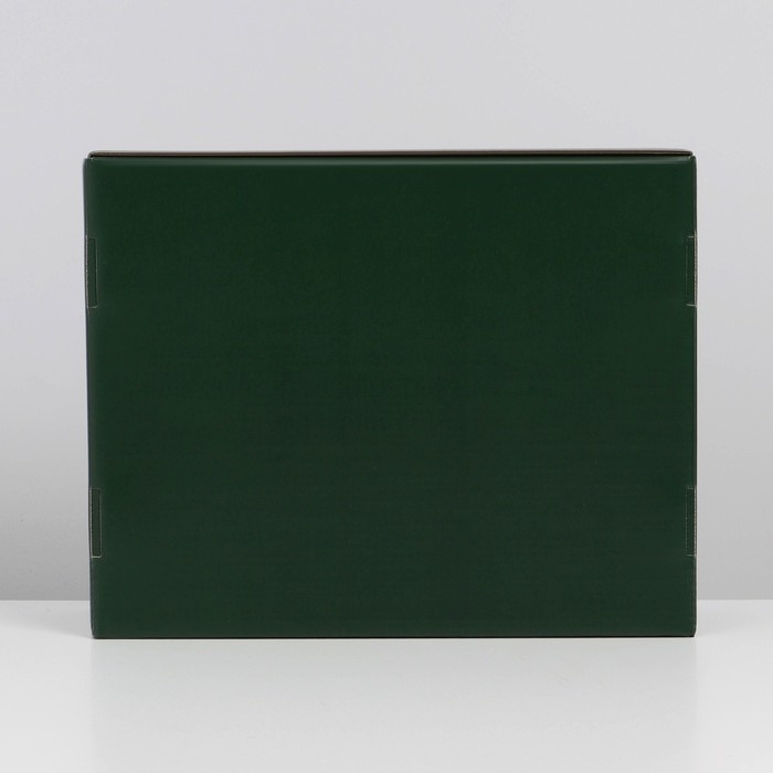 Коробка подарочная складная, упаковка, &laquo;Изумрудная&raquo;, 27 х 21 х 9 см