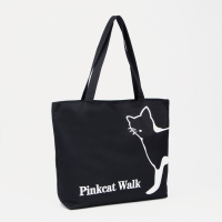 Шопер на молнии с подкладкой, цвет чёрный Шопер на молнии с подкладкой, цвет чёрный