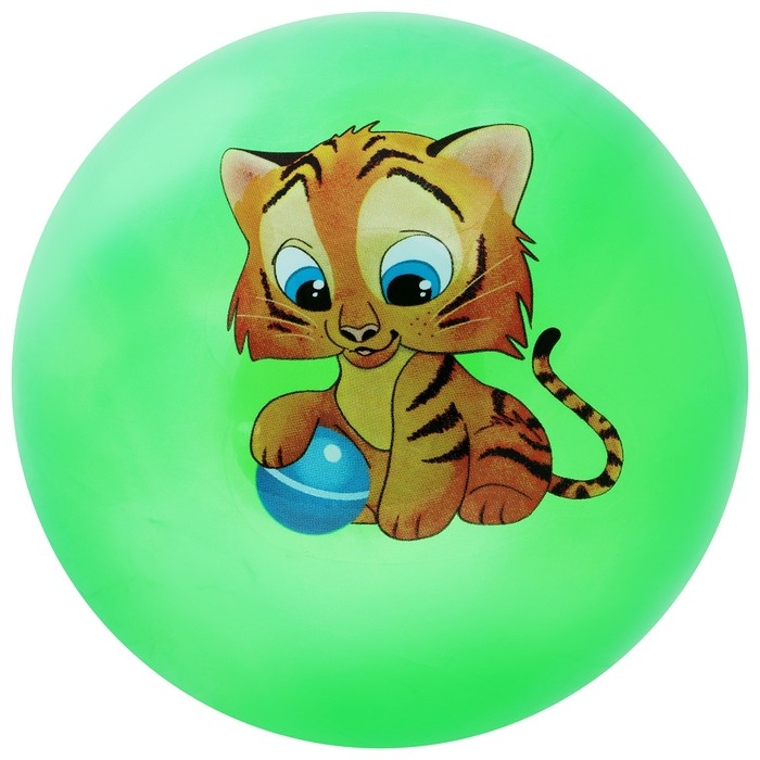 Мяч детский ZABIAKA «Тигруля», d=22 см, цвет МИКС Мяч детский ZABIAKA «Тигруля», d=22 см, цвет МИКС