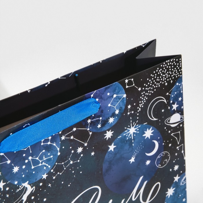 Пакет подарочный новогодний ламинированный «Волшебная ночь», M 30 х 26 х 9 см, Новый год Пакет подарочный новогодний ламинированный «Волшебная ночь», M 30 х 26 х 9 см, Новый год