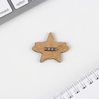 Подарочный набор: блокнот, карандаши (2 шт, ч/г) и значок-дерево &laquo;Самому сильному и надежному&raquo;