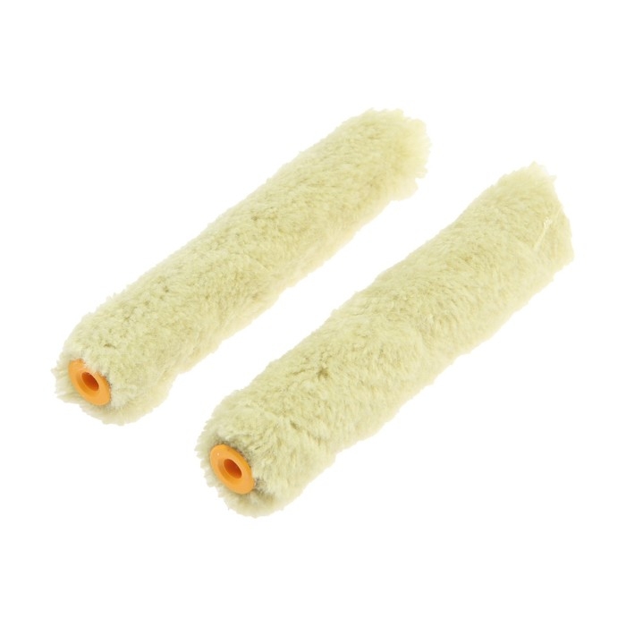 Мини-ролик ТУНДРА, полиакрил, 150 мм, рукоятка d=6 мм, D=15 мм, ворс 12 мм, 2 шт. Мини-ролик ТУНДРА, полиакрил, 150 мм, рукоятка d=6 мм, D=15 мм, ворс 12 мм, 2 шт.