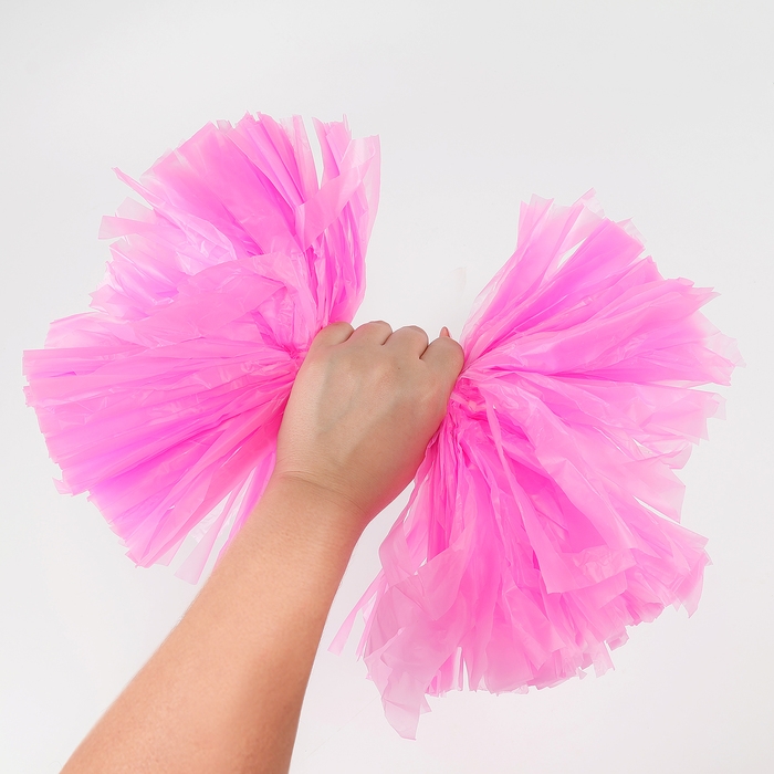 Помпон 1шт, цвет розовый Помпон 1шт, цвет розовый