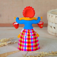 Дымковская игрушка "Барыня - водоноска", 14 см, микс Дымковская игрушка "Барыня - водоноска", 14 см, микс