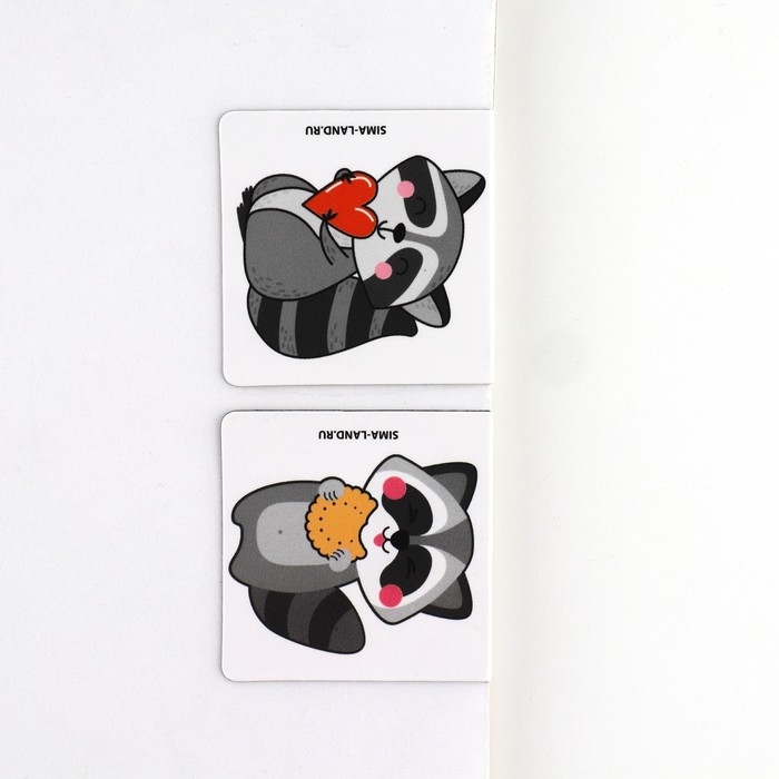 Подарочный набор блокнот и магнитные закладки 2 шт. «Будь как енот» Подарочный набор блокнот и магнитные закладки 2 шт. «Будь как енот»