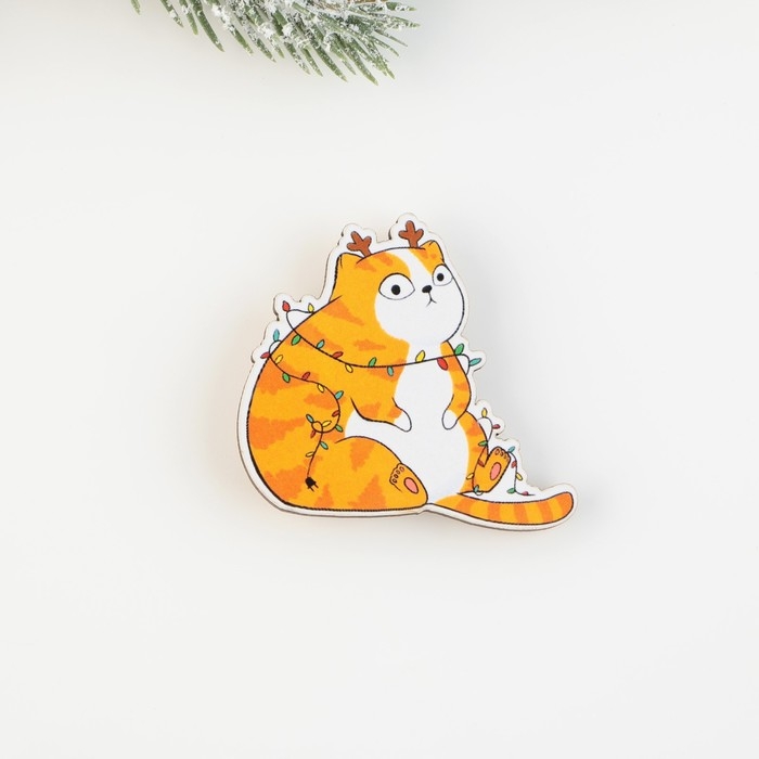 Значок новогодний «Новый год: Талисман от сглаза», 4,7 х 4,5 см Значок новогодний «Новый год: Талисман от сглаза», 4,7 х 4,5 см