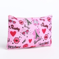 Косметичка на молнии, цвет розовый Косметичка на молнии, цвет розовый