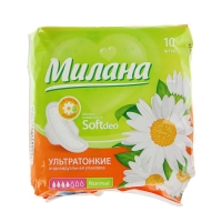 Прокладки &laquo;Милана&raquo; Ultra Soft Normal Deo Ромашка, 10 шт/уп