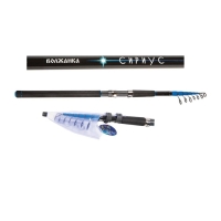 Удилище универсальное &laquo;Волжанка&raquo; &laquo;Сириус&raquo;, 7 секции, тест до 100 г, 3 м, цвет чёрный