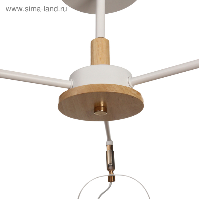 Люстра ГАЛЛОП 401131 3хE27 60Вт белый 36х36х16 см