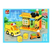 Конструктор «Стройплощадка маленькая», наклейки в наборе, 35 деталей Конструктор «Стройплощадка маленькая», наклейки в наборе, 35 деталей