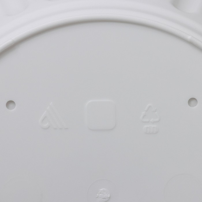 Горшок с поддоном &laquo;Лозанна&raquo;, 40 л, цвет белый