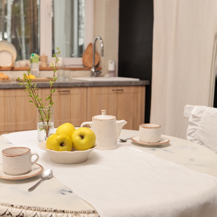 Дорожка на стол Этель Ivory 40х150 см,  100% лён 170 г/м2