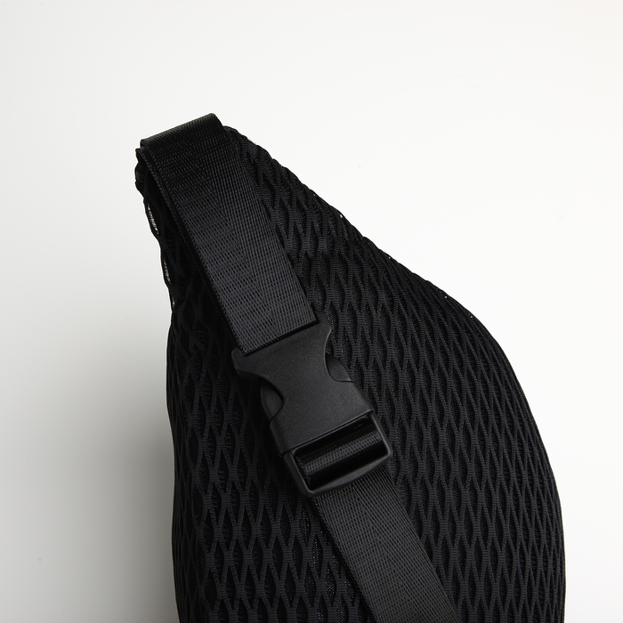 Поясная сумка на молнии, цвет чёрный Поясная сумка на молнии, цвет чёрный