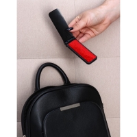 Щётка для одежды складная, 0,6&times;3,5&times;9,5 см, цвет чёрный