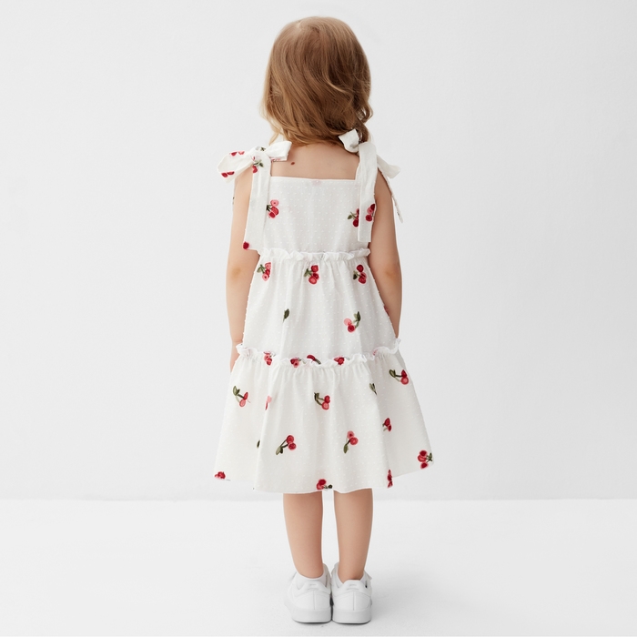 Сарафан для девочки MINAKU, цвет белый, рост 98 см