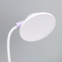 Настольная лампа "Гард" LED, от USB/АКБ 7 Вт сенсор 3000-6000 К белый-фиолетовый 13х12х37 см RISALUX Настольная лампа "Гард" LED, от USB/АКБ 7 Вт сенсор 3000-6000 К белый-фиолетовый 13х12х37 см RISALUX