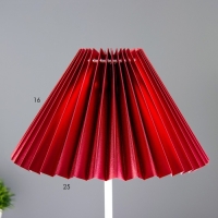 Настольная лампа "Земфира" Е27 40Вт красный 24х24х35 см RISALUX