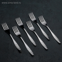 Вилка детская столовая &laquo;Антошка&raquo;, длина 17,5 см, толщина 2 мм, цвет серебряный