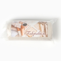 Покрывало 140х215см, слоновая кость, синтепон 100г/м, микрофибра 80г/м, 100% полиэстер Покрывало 140х215см, слоновая кость, синтепон 100г/м, микрофибра 80г/м, 100% полиэстер