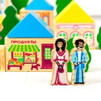 Конструктор &laquo;Весёлый городок&raquo;, 56 элементов