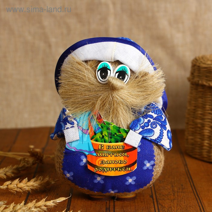 Оберег &laquo;Домовой Нафаня Банщик&raquo;, 15 см, микс