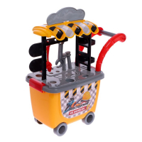 Игровой модуль &laquo;Мастерская на колесах&raquo;, тележка, 27 деталей