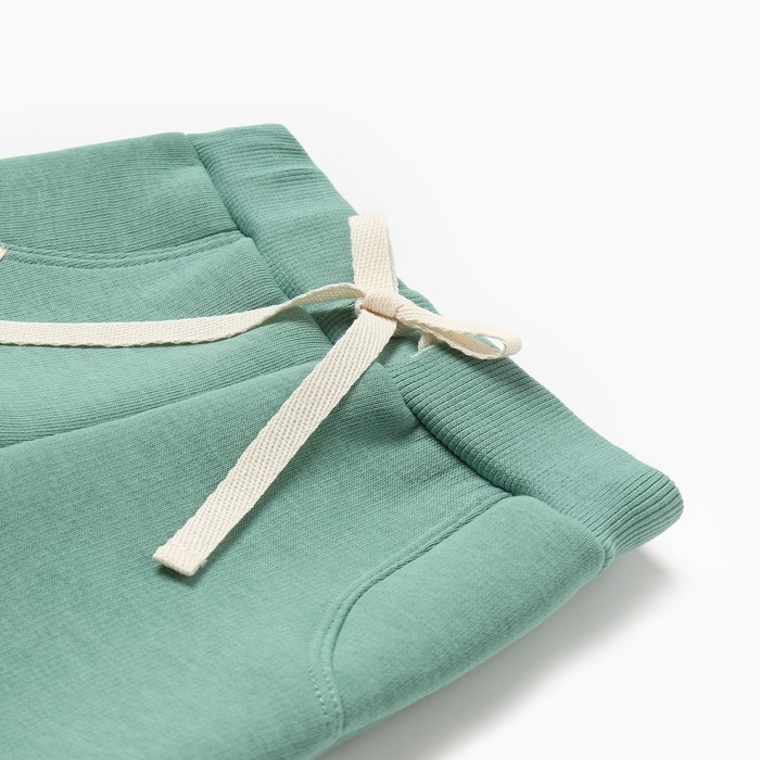 Костюм: джемпер и брюки Крошка, Я BASIC LINE, рост 86-92 см, ярко-зелёный