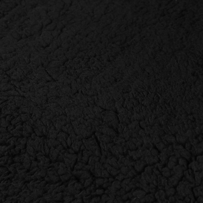 Накидка на сиденье, натуральная шерсть, 145х55 см, черная