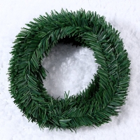 Новый год! Проволока для поделок и декора &laquo;Хвоя&raquo;длина &mdash; 5 м, диаметр &mdash; 3,5 см, цвет зелёный