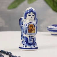 Сувенир &laquo;Ангел с иконой&raquo;, гжель, 12,5х5,5 см, микс