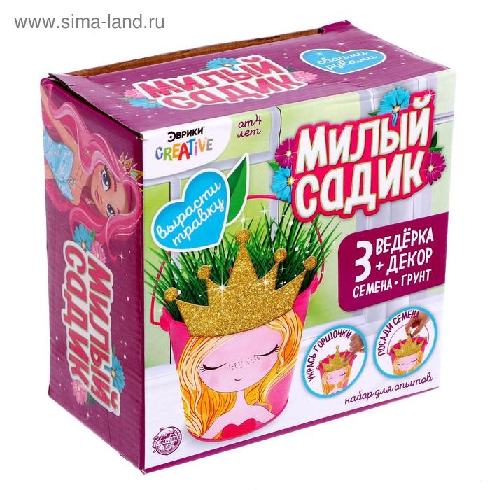Набор для выращивания травки «Милый садик», принцесса Набор для выращивания травки «Милый садик», принцесса