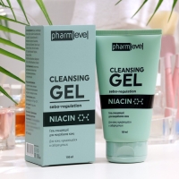Гель очищающий pharmlevel NIACIN для микробиома кожи, 150 мл Гель очищающий pharmlevel NIACIN для микробиома кожи, 150 мл