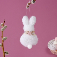 Мягкая игрушка &laquo;Зайка&raquo; на подвесе, 11 см, цвет МИКС