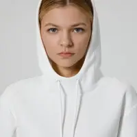 Худи унисекс Begi, молочно-белое, размер XXL