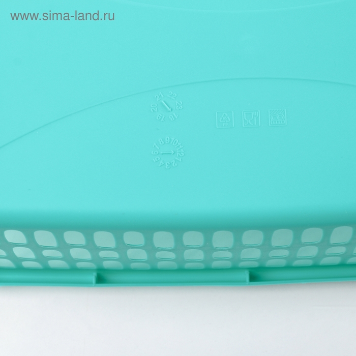 Корзина для хранения, 24×14×7 см, цвет МИКС Корзина для хранения, 24×14×7 см, цвет МИКС