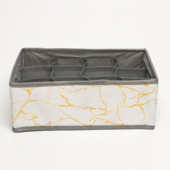 Органайзер для хранения белья, кофр 12 ячеек &laquo;Sweet home&raquo;, 27 х 20 х 10 см.