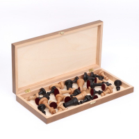 Шахматы деревянные большие, утяжеленные, "Баталия", 37х37 см, король h-9 см, пешка h-4.4 см Шахматы деревянные большие, утяжеленные, "Баталия", 37х37 см, король h-9 см, пешка h-4.4 см