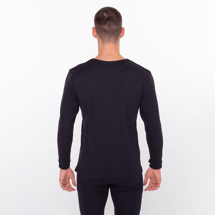 Термобельё (фуфайка,кальсоны) мужское НАЧЁС, цвет чёрный, размер 54