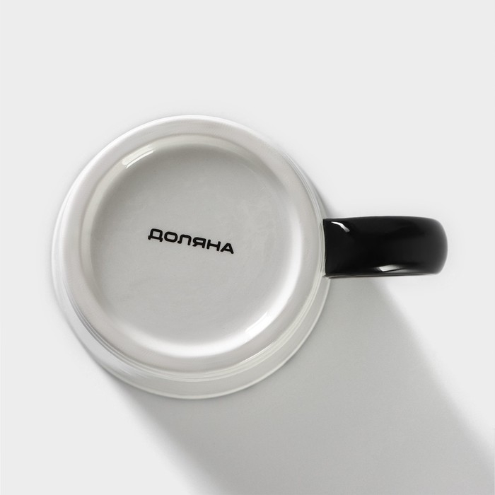 Кружка Доляна «Гурман», 400 мл, цвет белый Кружка Доляна «Гурман», 400 мл, цвет белый