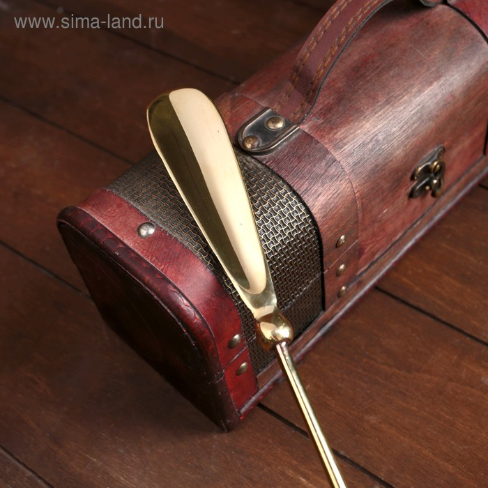 Ложка для обуви "Якорь" латунь 6х1х59 см